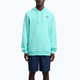 Pánská mikina Reebok Identity Small Logo Hoodie ai aqua