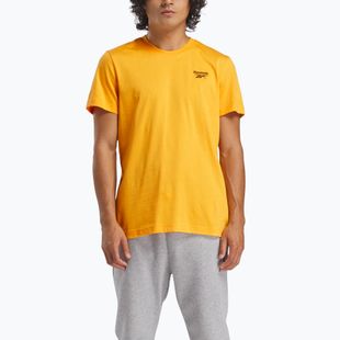 Pánské tričko  Reebok Identity Small Logo Tee electric amber