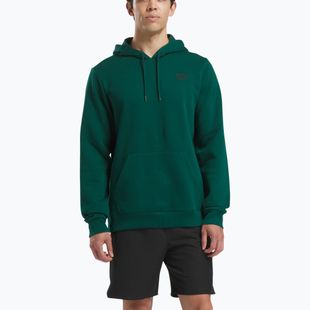 Pánská mikina Reebok Identity Small Logo Fleece collegiate green