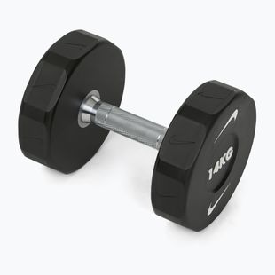 Chromovaná činka Nike Strength Pro Urethane Dumbbell 14 kg black/white