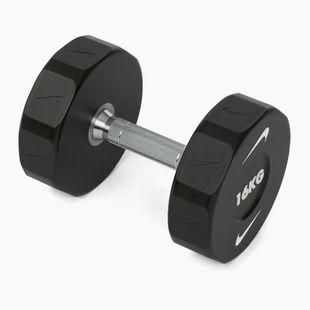 Chromovaná činka Nike Strength Pro Urethane Dumbbell 16 kg black/white