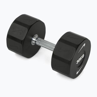 Chromovaná činka Nike Strength Pro Urethane Dumbbell 30 kg black/white