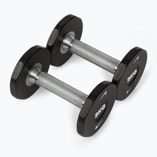 Činky Nike Strength Pro Urethane Dumbbell 2 x 2 kg black/white