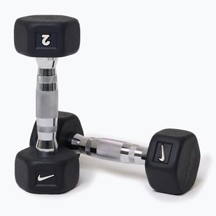 Činky Nike Strength Hex Dumbbell 2 x 2 kg black/white