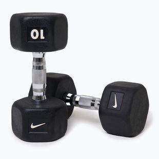 Činky Nike Strength Hex Dumbbell 2 x 10 kg black/white