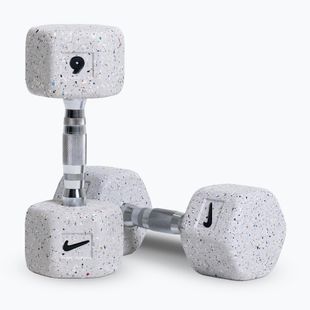 Činky Nike Strength Grind Hex Dumbbell 2 x 6 kg wolf grey