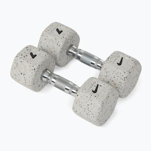 Činky Nike Strength Grind Hex Dumbbell 2 x 7 kg wolf grey