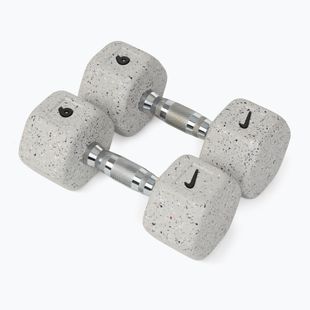 Činky Nike Strength Grind Hex Dumbbell 2 x 9 kg wolf grey