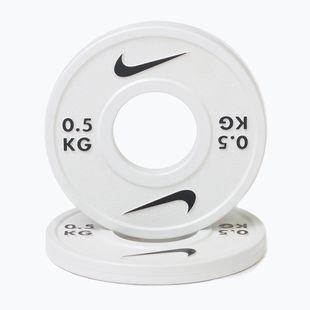 Olympijské kotouče Nike Strength Change Plates 2 x 0,5 kg white/black