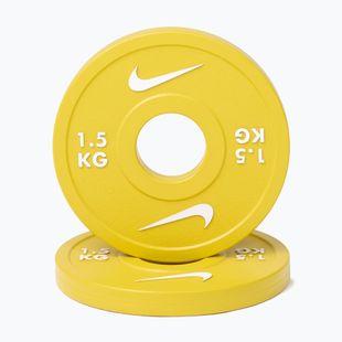 Olympijské kotouče Nike Strength Change Plates 2 x 1,5 kg yellow/white