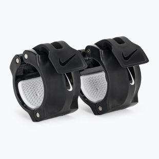 Svorky na činku Nike Strength Barbell Collars 2 pcs. black/white