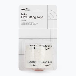 Kohezivní elastický obvaz Nike Strenght Flex Lifting Tape white/black