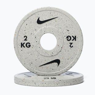 Olympijské kotouče Nike Strength Grind Change Plates 2 x 2 kg wolf grey