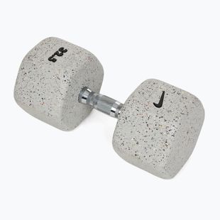 Gumová činka Nike Strength Grind Dumbbell 32,5 kg wolf grey