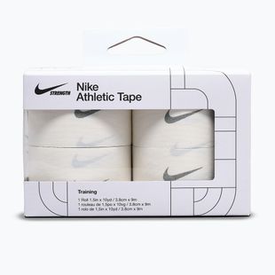 Kohezivní elastický obvaz Nike Strenght Athletic Tape white/grey