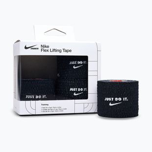 Kohezivní elastický obvaz Nike Strenght Flex Lifting Tape black/white