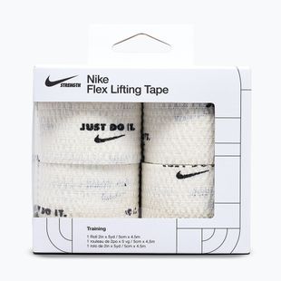 Kohezivní elastický obvaz Nike Strenght Flex Lifting Tape white/black