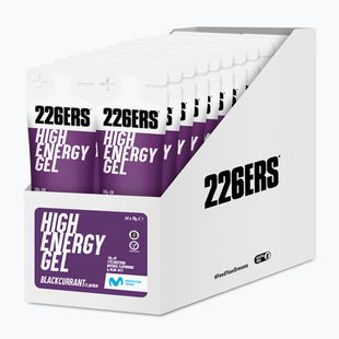 226ERS High Energy BCAA energy gel set 24 ks. x 76 g černý rybíz