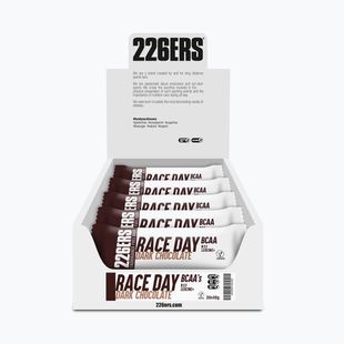 226ERS BCAA Race Day energy bar set 30 ks. x 40 g hořké čokolády