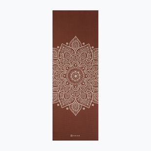 Podložka na jógu Gaiam Intense Rust Sundial Flower 5 mm intense sundial flower