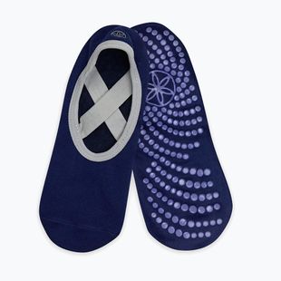 Ponožky Gaiam Grippy Yoga Barre indigo