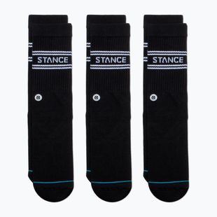 Ponožky  Stance Basic Crew 3 páry black