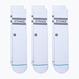 Ponožky  Stance Basic Crew 3 páry white