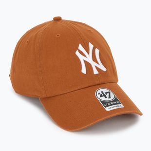 Kšiltovka 47 Brand MLB New York Yankees CLEAN UP burnt orange 