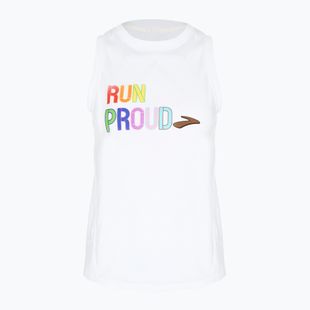 Dámské běžecké tričko Brooks Distance Graphic Tank white/rainbow/brow