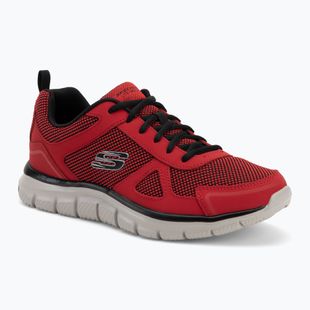 SKECHERS Track Bucolo red/black pánské tréninkové boty