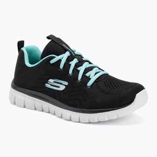 SKECHERS Graceful Get Connected dámské tréninkové boty black/turquoise
