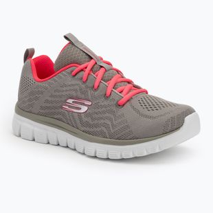 Dámské boty SKECHERS Graceful Get Connected grey/coral