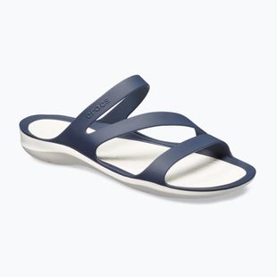 Dámské nazouváky Crocs Swiftwater Sandal navy/white