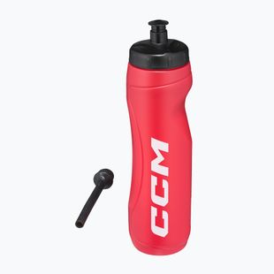 Láhev s brčkem CCM 900 ml red