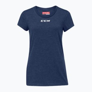 Dámské tričko CCM Crew Neck SR T-shirt navy