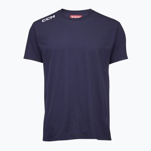 Pánské tričko CCM Team Premium Essential SR navy
