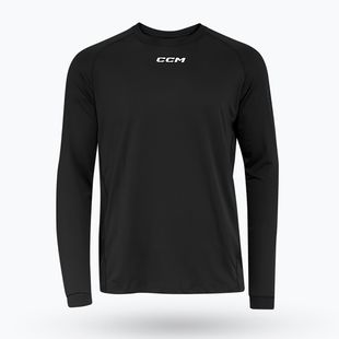 Pánské hokejové tričko s dlouhým rukávem CCM Ribano Non Compression SR grey