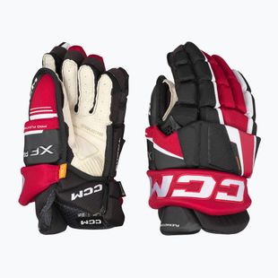 Hokejové rukavice CCM Tacks XF Pro SR black/red/white