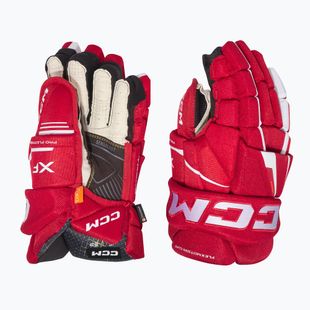 Hokejové rukavice CCM Tacks XF SR red/white