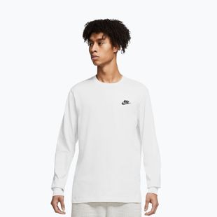 Pánské tričko Longsleeve Nike Sportswear Club white/black