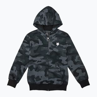 Dětská mikina Fox Racing Fox Head Camo Full Zip Jr black camo