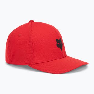 Pánská kšiltovka Fox Racing Fox Head Tech Flexfit Flame Red