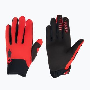 Pánské cyklistické rukavice Fox Racing Defend Wind Offroad fluorescent red