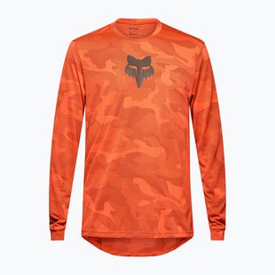 Pánské cyklistické tričko Longsleeve Fox Racing Ranger Tru Dri blood orange