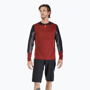 Pánské cyklistické tričko Longsleeve Fox Racing Defend rust