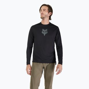 Pánské cyklistické tričko Longsleeve Fox Racing Ranger Fox Head black