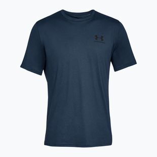 Pánské tričko Under Armour Sportstyle Left Chest academy/black