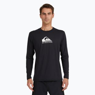 Pánské plavecké tričko Longsleeve Quiksilver Solid Streak black