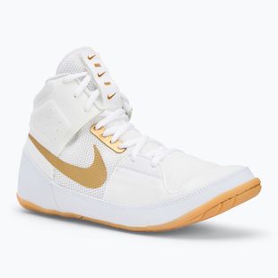 Zápasnické boty Nike Fury white/metallic gold