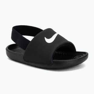 Dětské pantofle Nike Coffee black/white/white/white